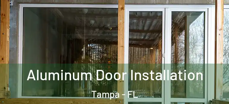 Aluminum Door Installation Tampa - FL