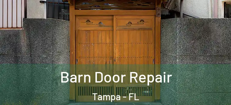 Barn Door Repair Tampa - FL