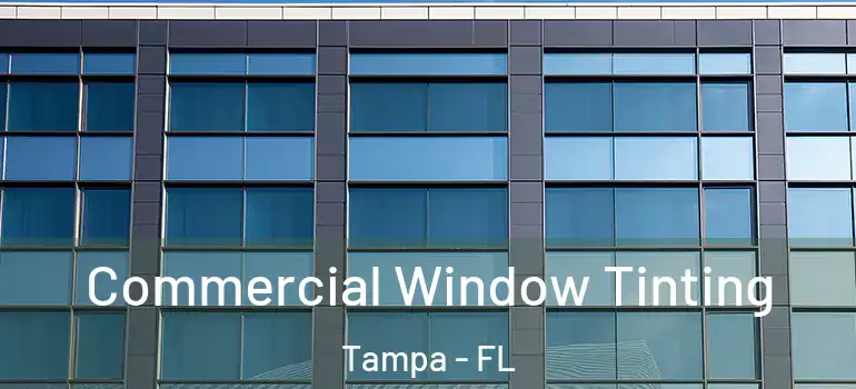 Commercial Window Tinting Tampa - FL