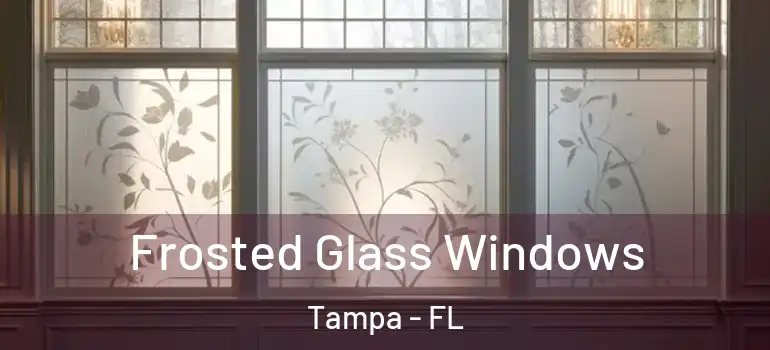 Frosted Glass Windows Tampa - FL