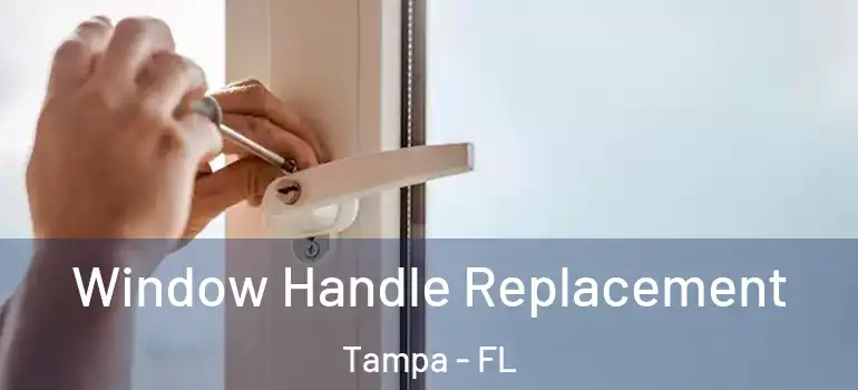  Window Handle Replacement Tampa - FL